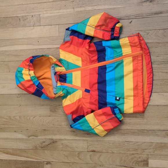 AlanCarl rainbow raincoat size 3T - Picture 1 of 3